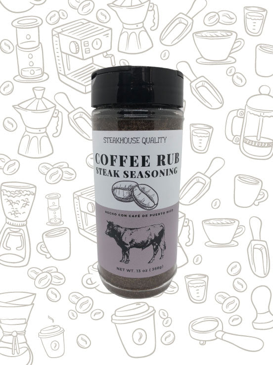 Coffee Rub - Condimento Premium para Carnes con Café Puertorriqueño